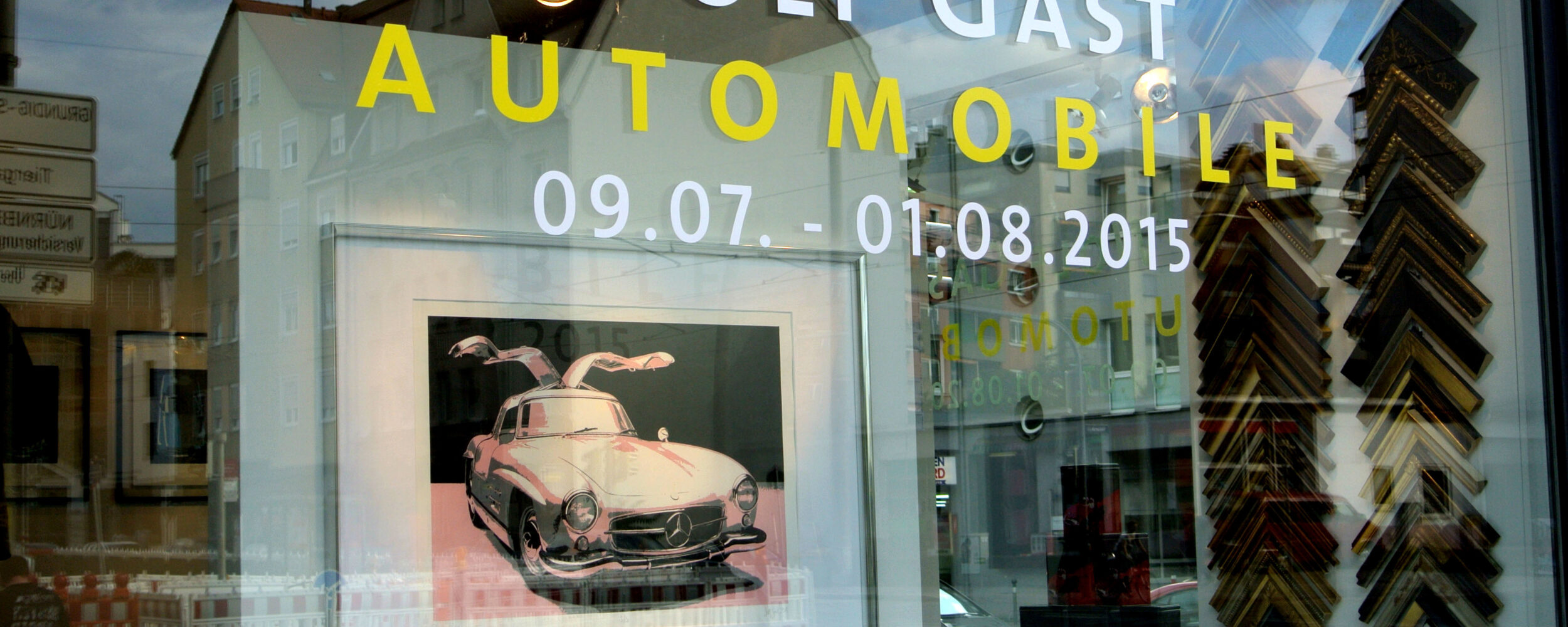 Ausstellung Wolf Gast: Automobile ©Galerie Voigt