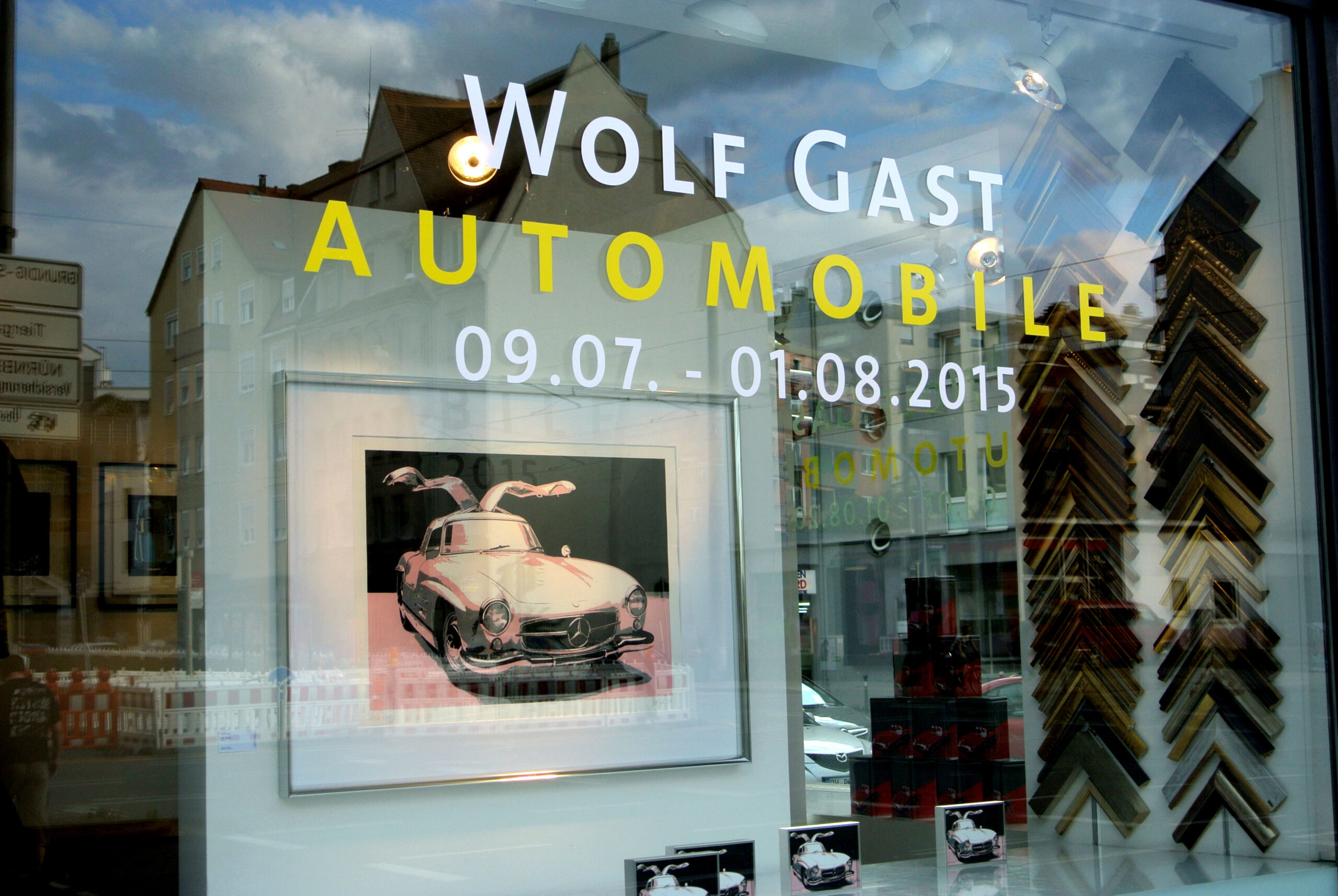Ausstellung Wolf Gast: Automobile ©Galerie Voigt