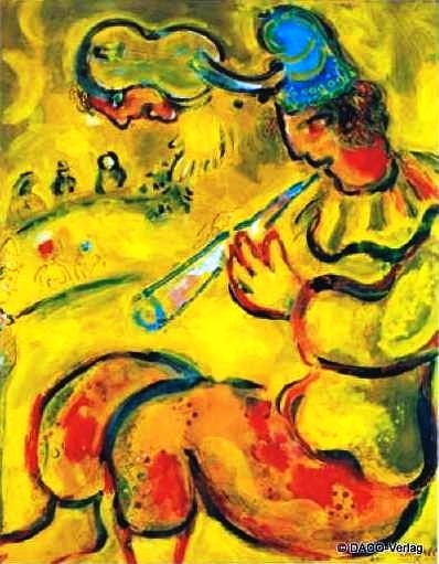Der gelbe Clown - Chagall, Marc - k-09678