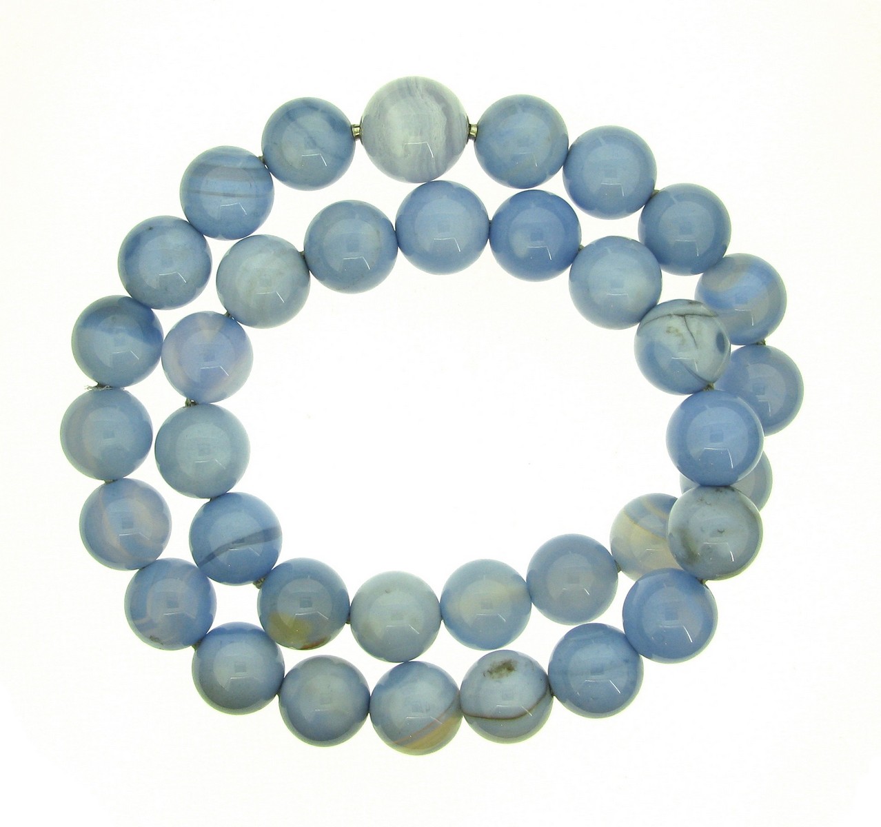 Kette blauer Achat - Individuelle Marken - 110dare07-1