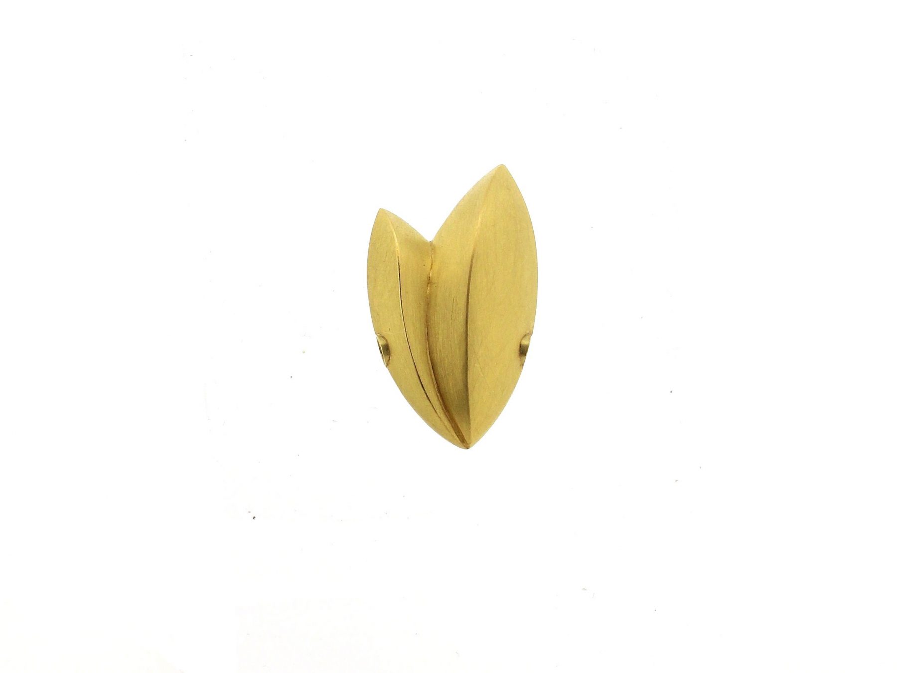 Schließe Blätter 22ct Gold - Individuelle Marken - 207dosc12-2