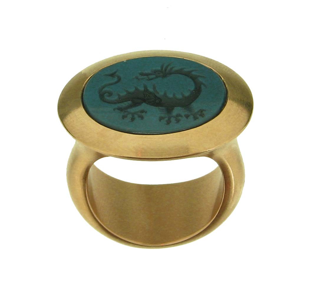 Ring Drache 18ct Gelbgold - Pe Giers - 405gier05-5
