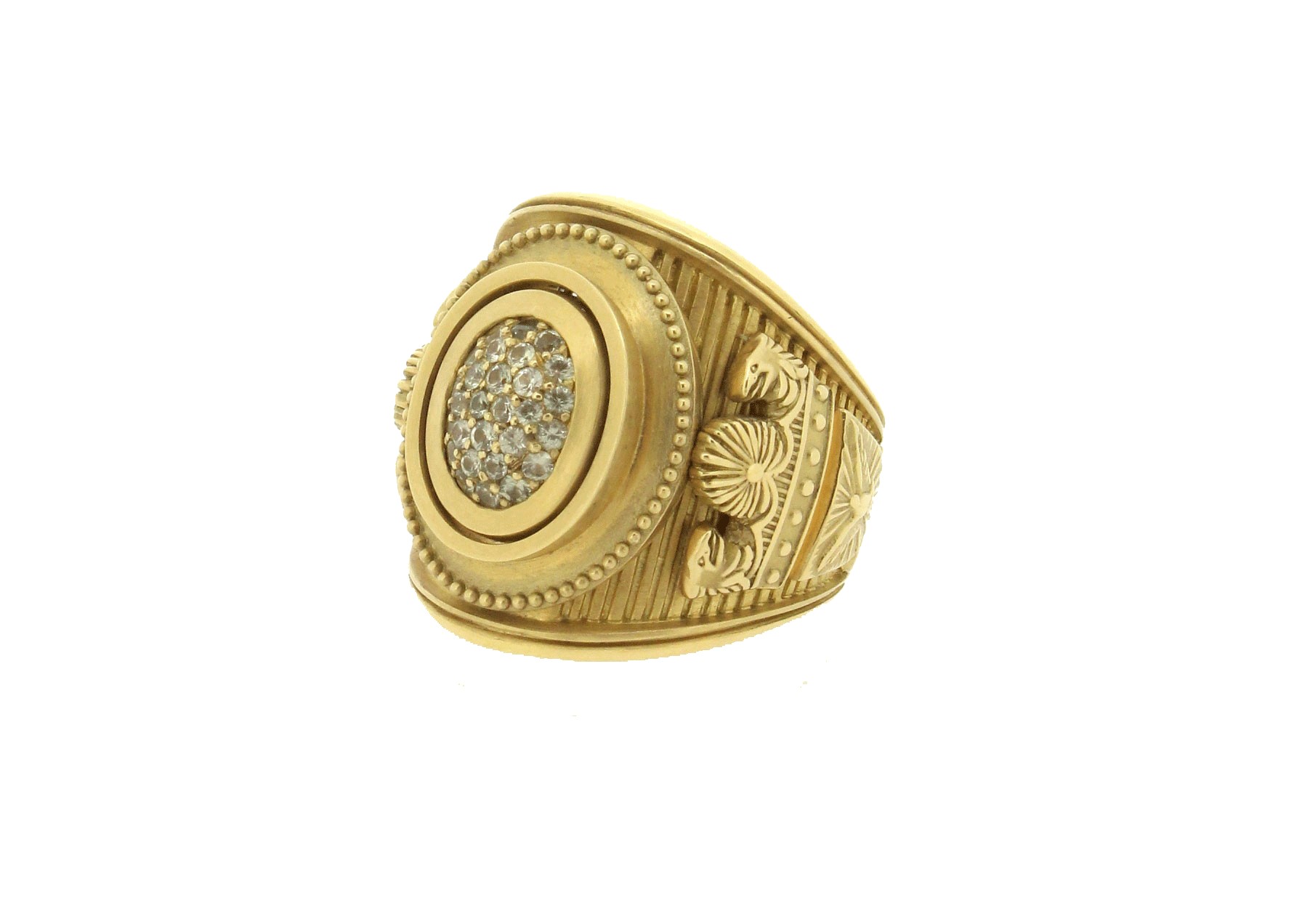 Ring Crown 18ct Gelbgold - Geträumte Taten - 407schr03-1.1
