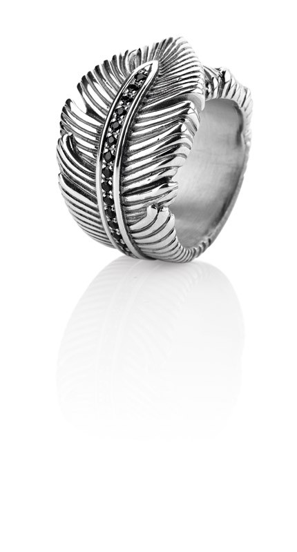 Ring La Luna 925 Silber - Drachenfels Design - DAND12-9/VG