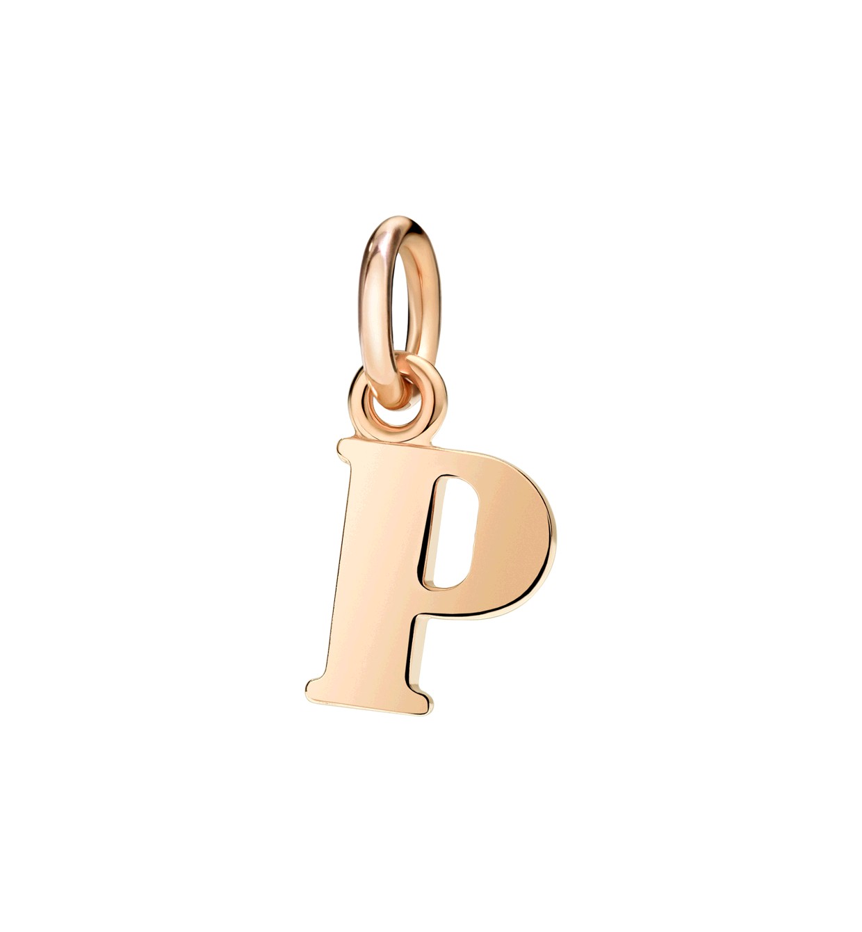 Charm Buchstabe P 9ct Roségold - Dodo - DLET9/P