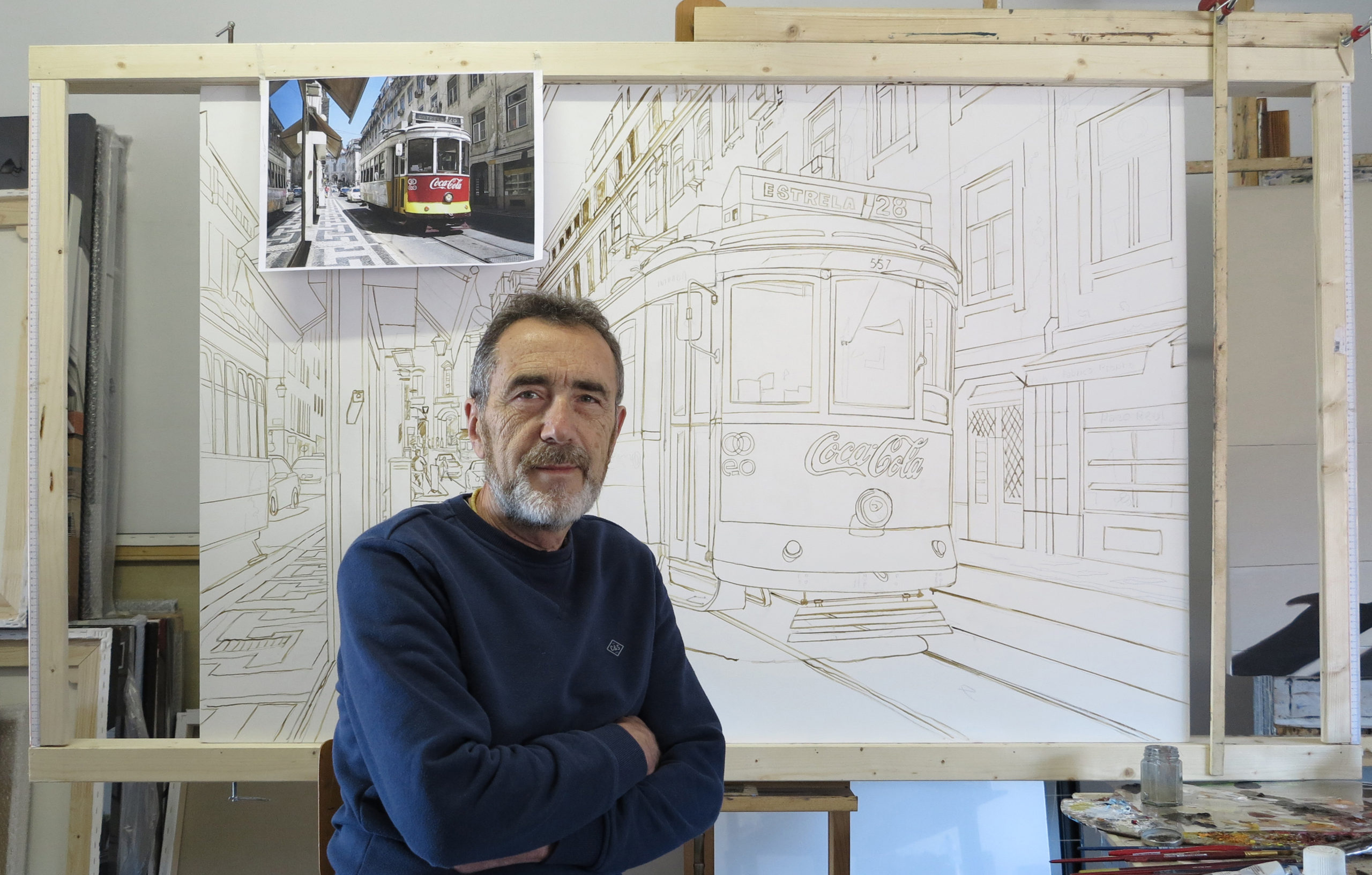 Claudio Filippini in seinem Atelier ©Claudio Filippini