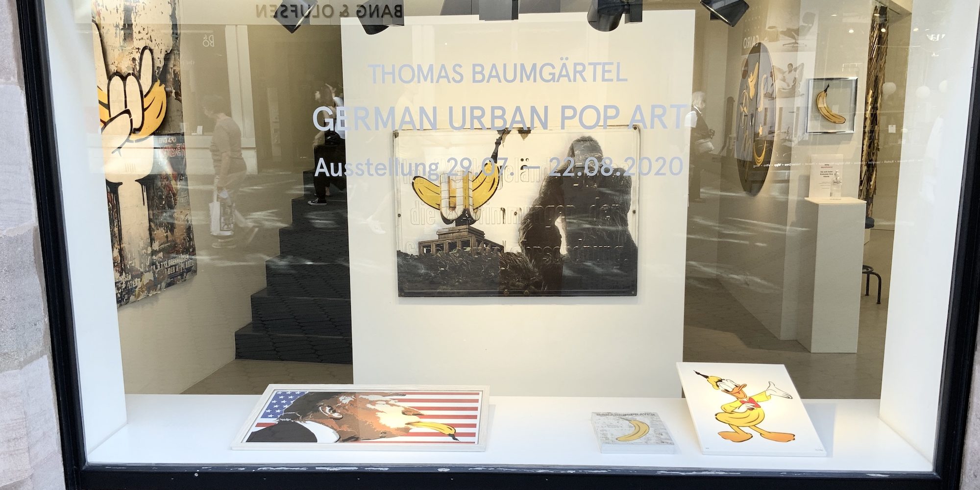 Ausstellungsansicht "GERMAN URBAN POP ART"l ©GalerieVoigt