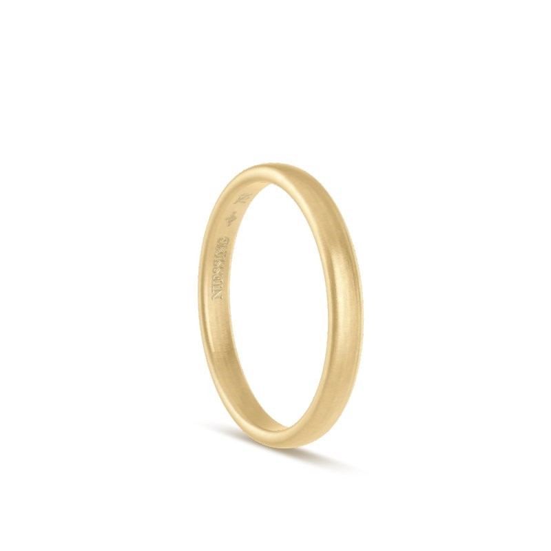Ring Gewölbt flach 18ct Gelbgold - Niessing - N131296.2.5.gg