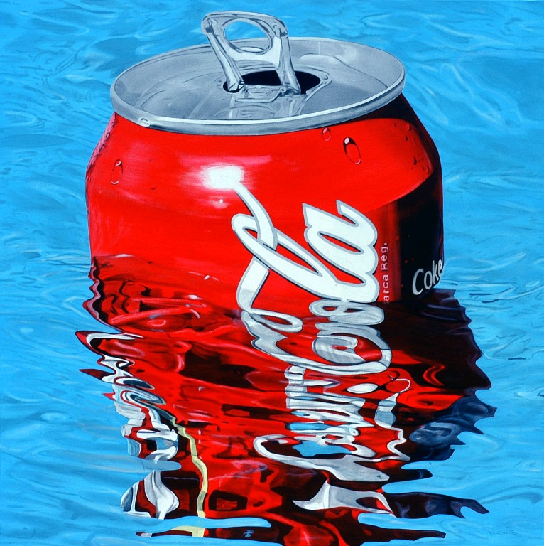 Coke can in my pool - Nolte, Nina - k-1605NN6