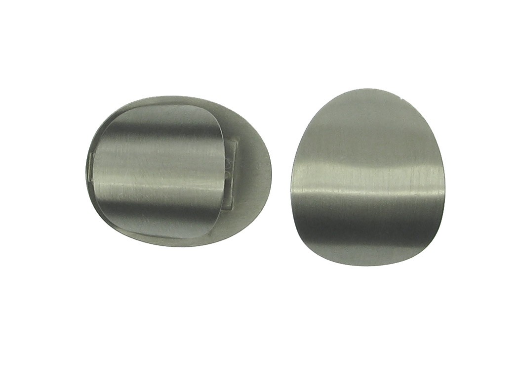 Ohrringe Chip-Clip 18ct Weißgo - Individuelle Marken - u140-w7