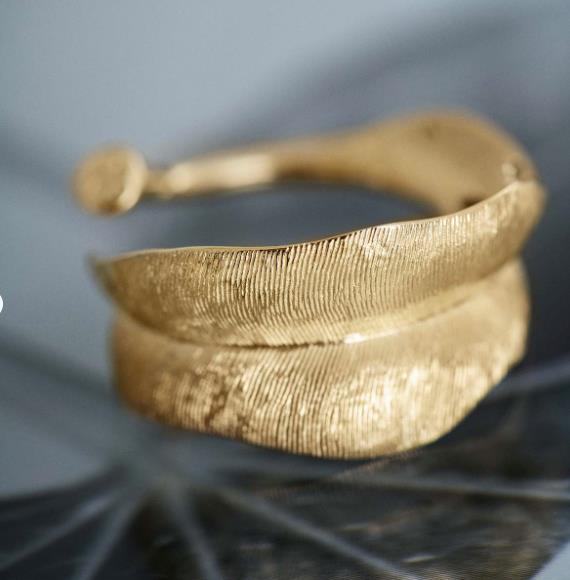 Ring Leaves medium 18ct Gold - Ole Lynggaard - A3009-401