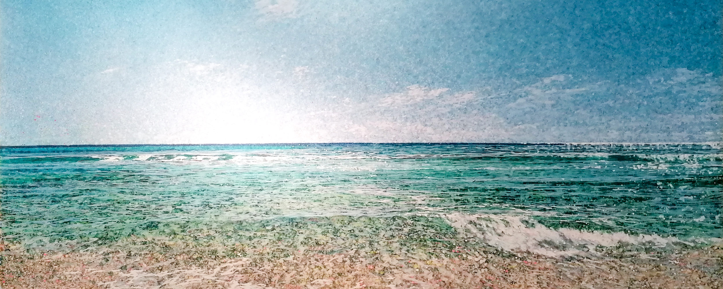 Robert Arató: Seascape 3, Druck auf Leinwand, gefirnisst, 190 x 120 cm, 1.750 Eur