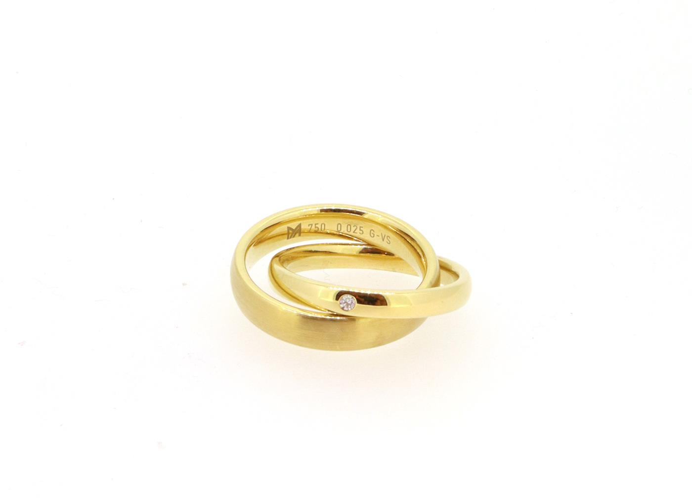 Ring Brillant 0,025ct Gelbgold - Meister - 112.8765.01