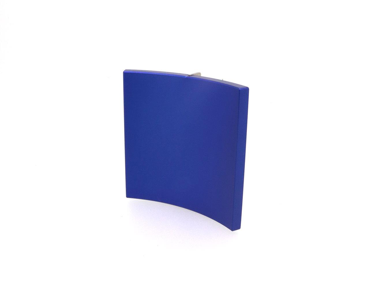 Brosche Aluminium blau - Carl Dau - 6094-2842