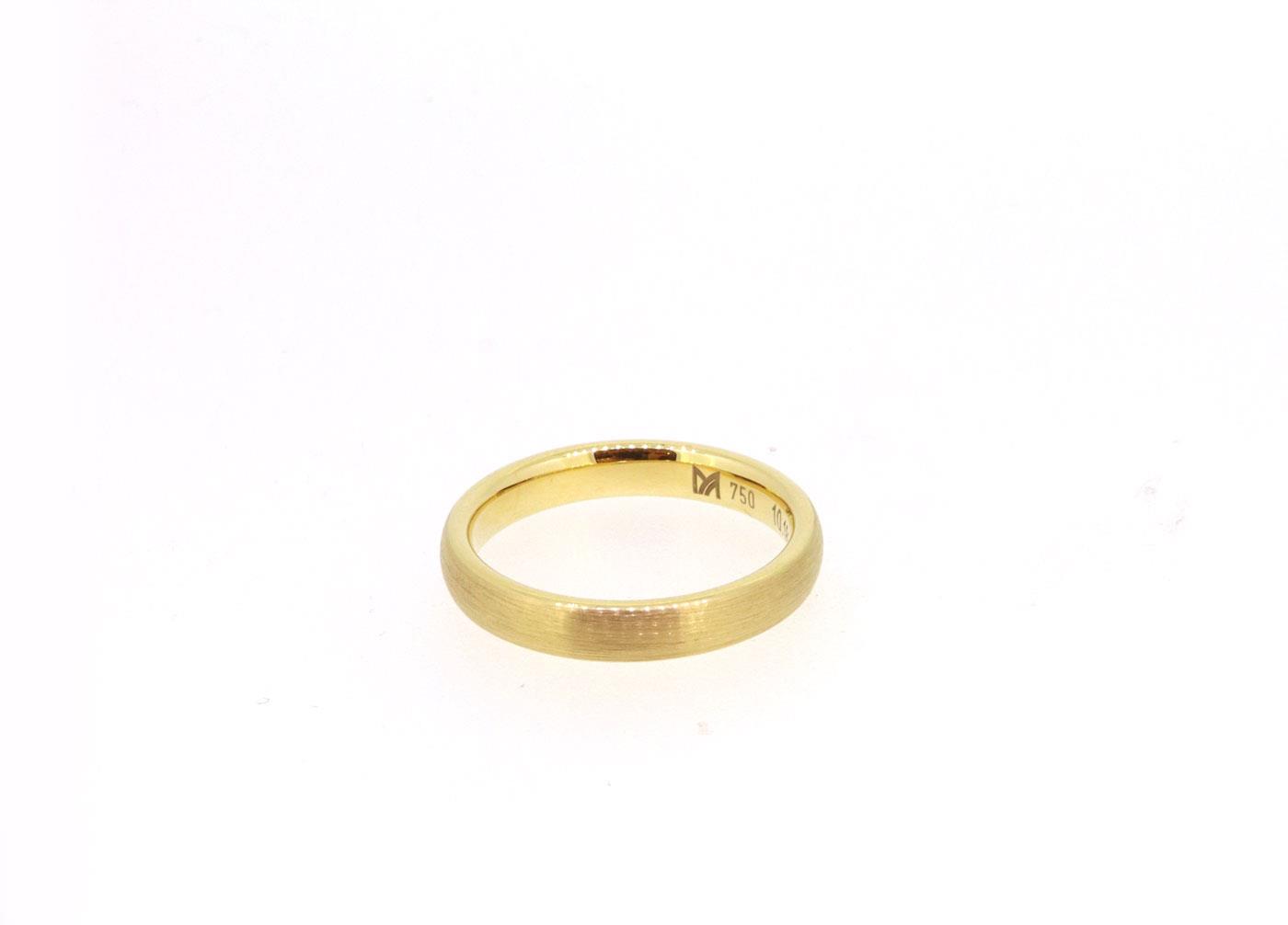 Ring oval 18ct Gelbgold - Meister - 10.1868.135