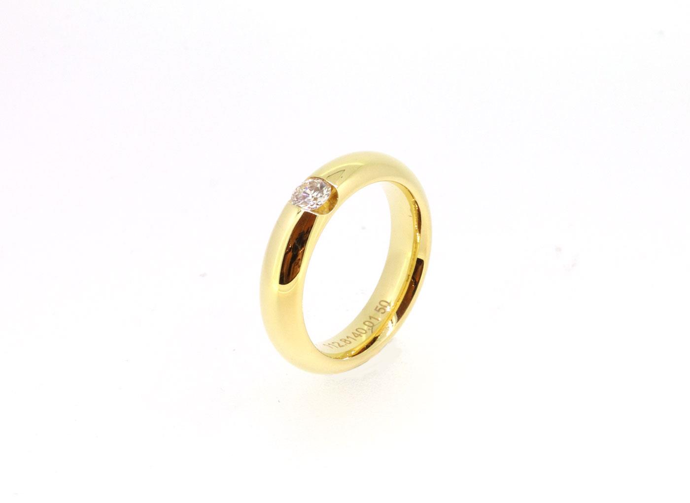 Ring 0,22ct Solitaire 18ct Gelbgold - Meister - 112.8140.01
