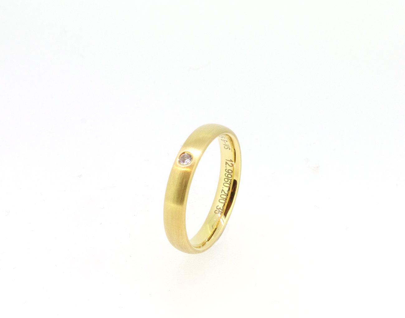 Ring 0,035ct 18ct Gelbgold - Meister - 12.9960.00