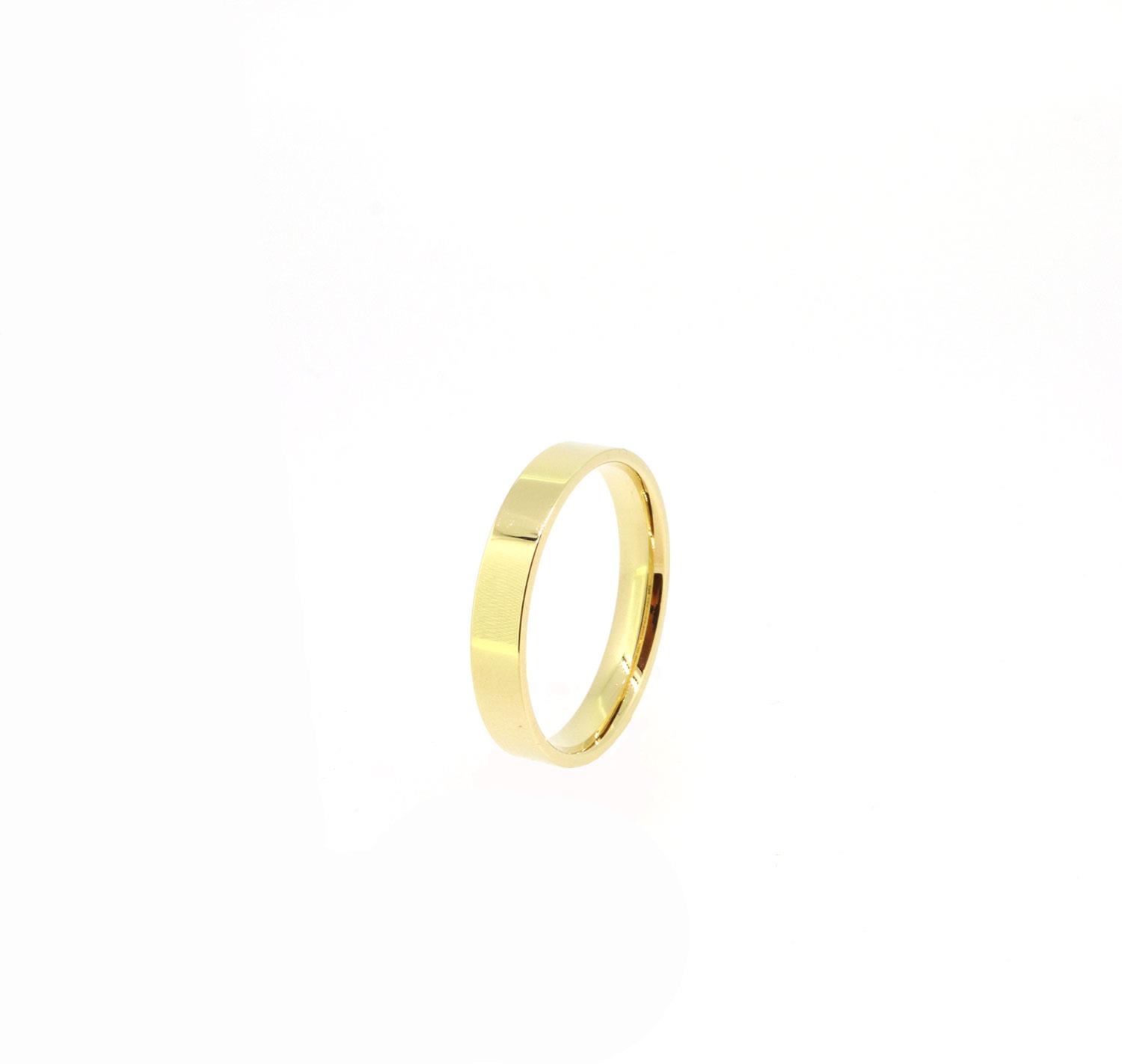 Ring flach 18ct Gelbgold - Meister - 10.2028.140