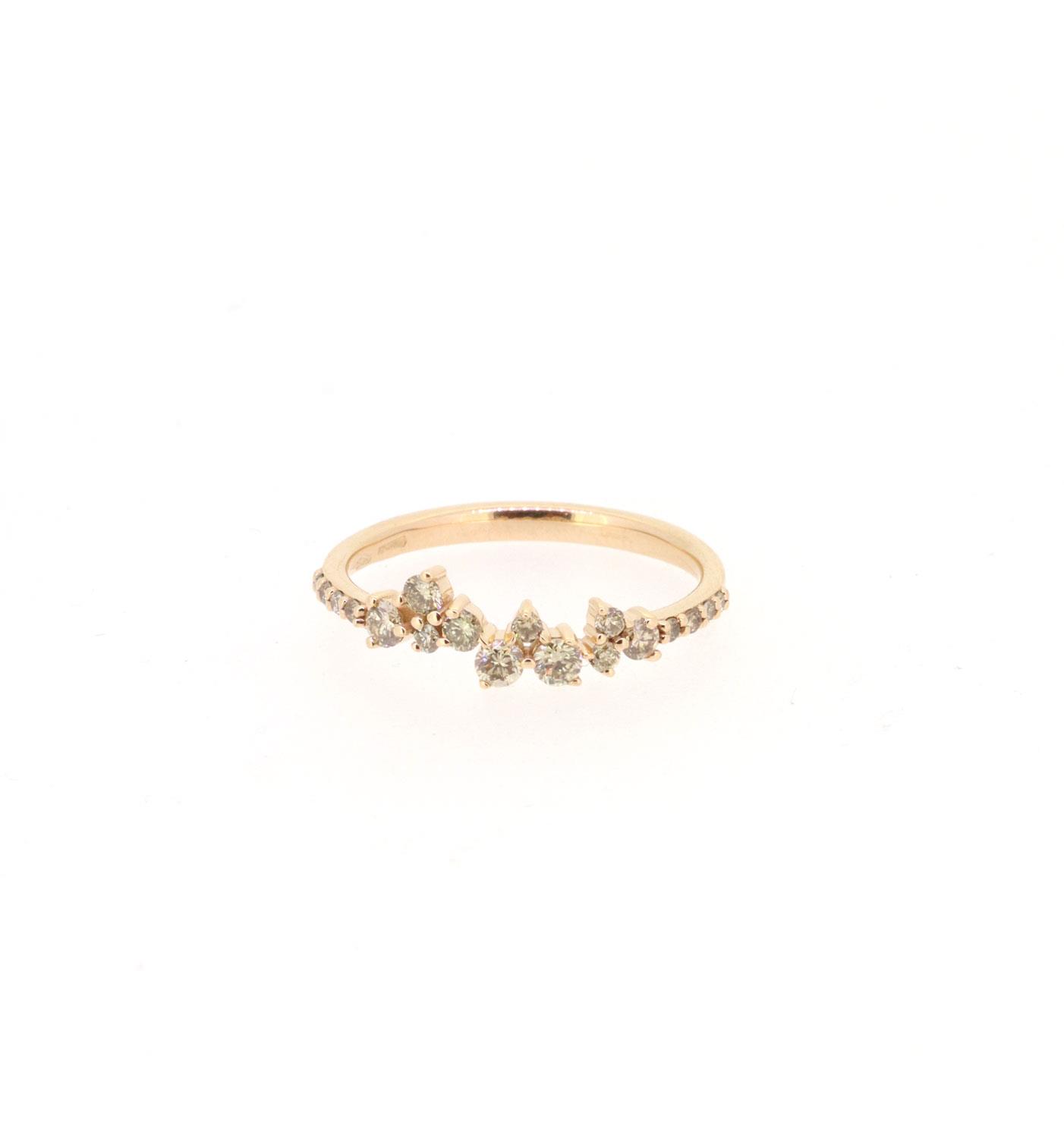 Ring Brillanten 18ct Roségold - GalerieVoigt - 904AN62-BW
