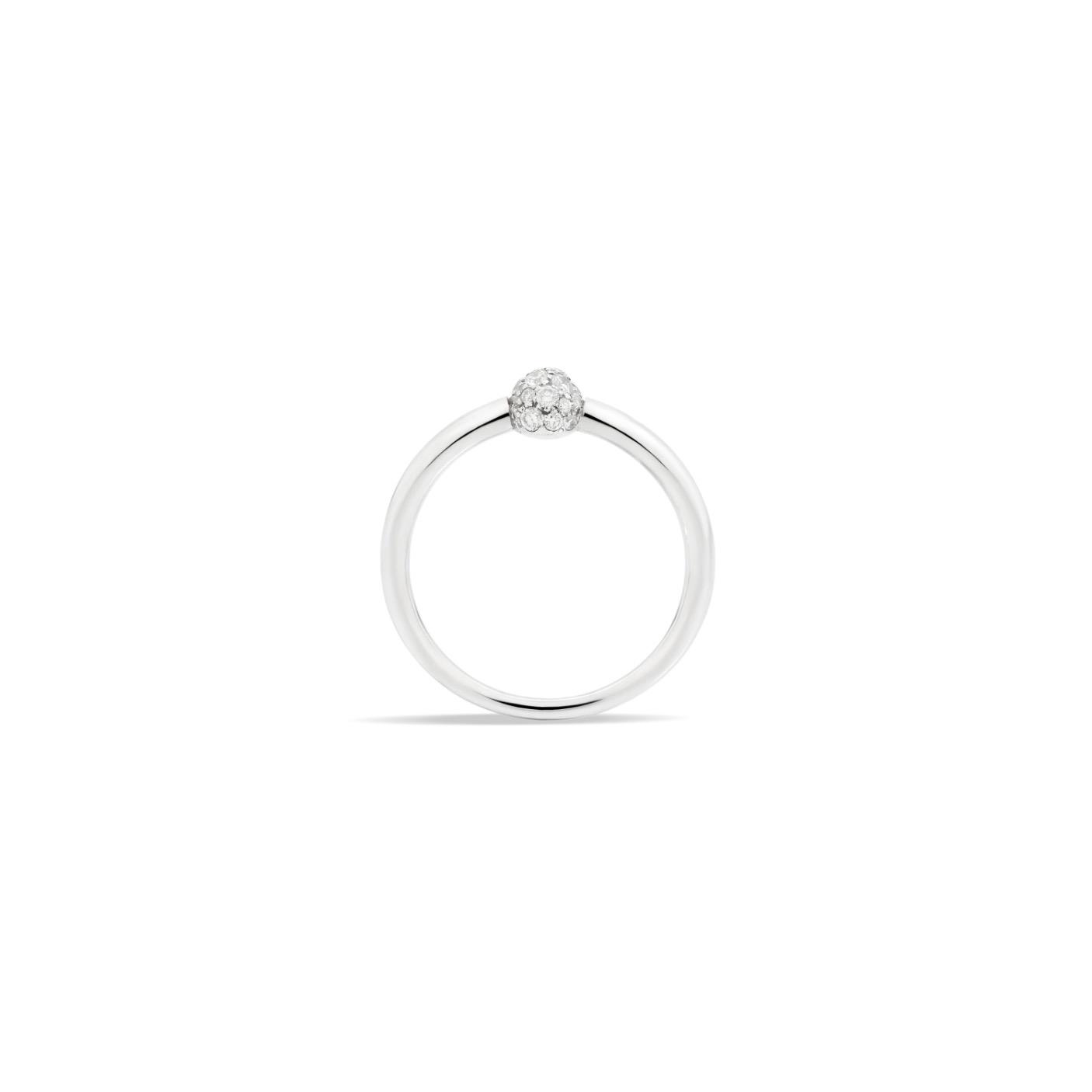 Ring M´ama non M´ama Diamanten 18K Weißgold - Pomellato - A.B801PB9