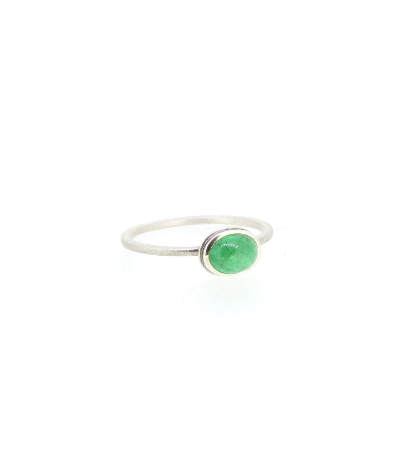 Ring Smaragd 925 Silber - Monika Killinger - R1136