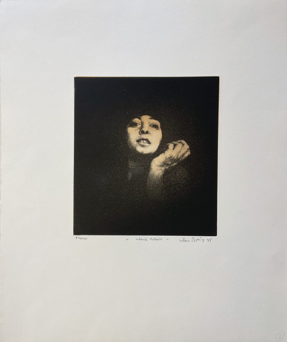 Klaus Böttger, Klaus Portrait, Original Radierung, Probedruck, 36 x 43 cm, 1975, 290 eur