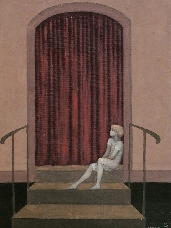 Irene Müller, o.T., Unikat, Öl auf Leinwand, 42 x 60 cm, handsigniert, 1982, 1.200 eur