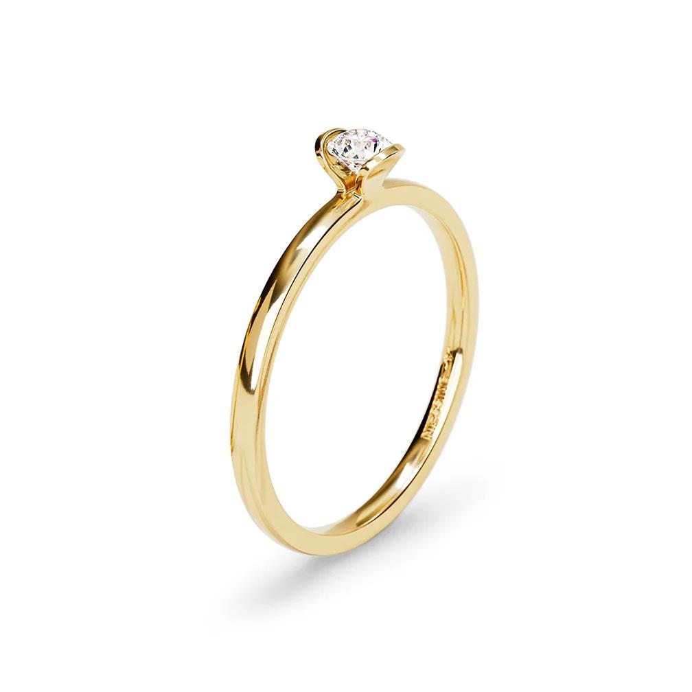 Ring Lily Gelbgold Brillant 0,14ct - Niessing - N381962gg014