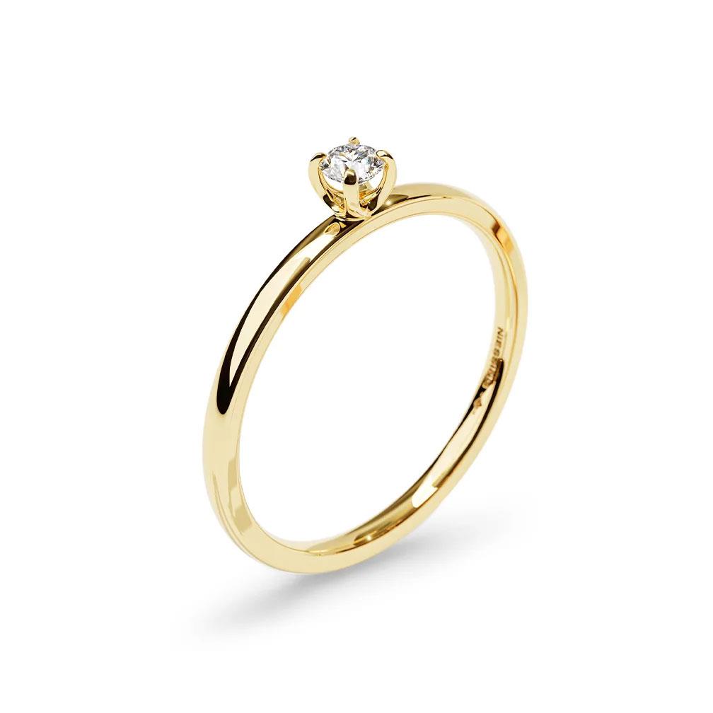 Ring Amatis Fine Gelbgold Brillant 0,08ct - Niessing - N381964gg008