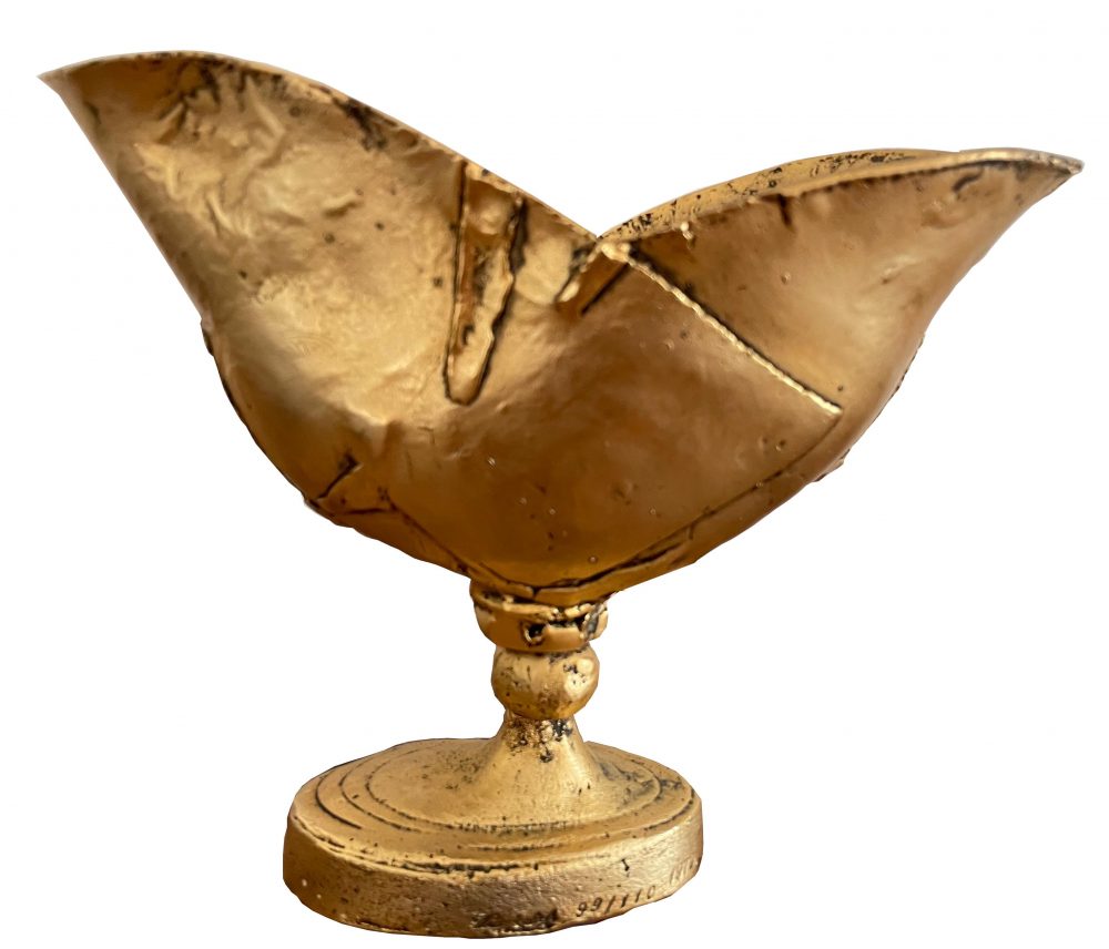 Paul Wunderlich, Goldene Schale, Bronze, Auflage 99/10, 17,5 x 20,5 x 9cm, 1979, 3.600 eur