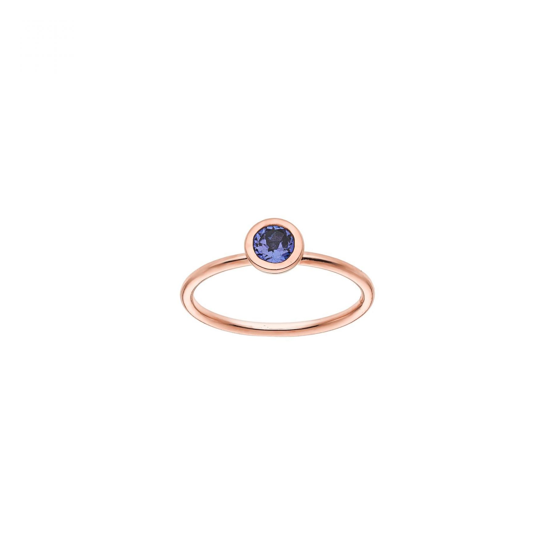 Ring Saphir blau 18kt Rosegold - Lefteris Margaritis - RGS005saph
