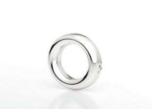 Ring massiv Provil oval 925 Silber - Emil Brenk - 020502