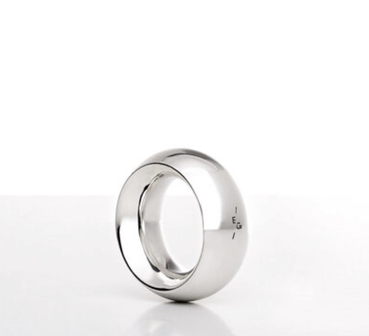 Ring massiv 925 Silber navette - Emil Brenk - 020504