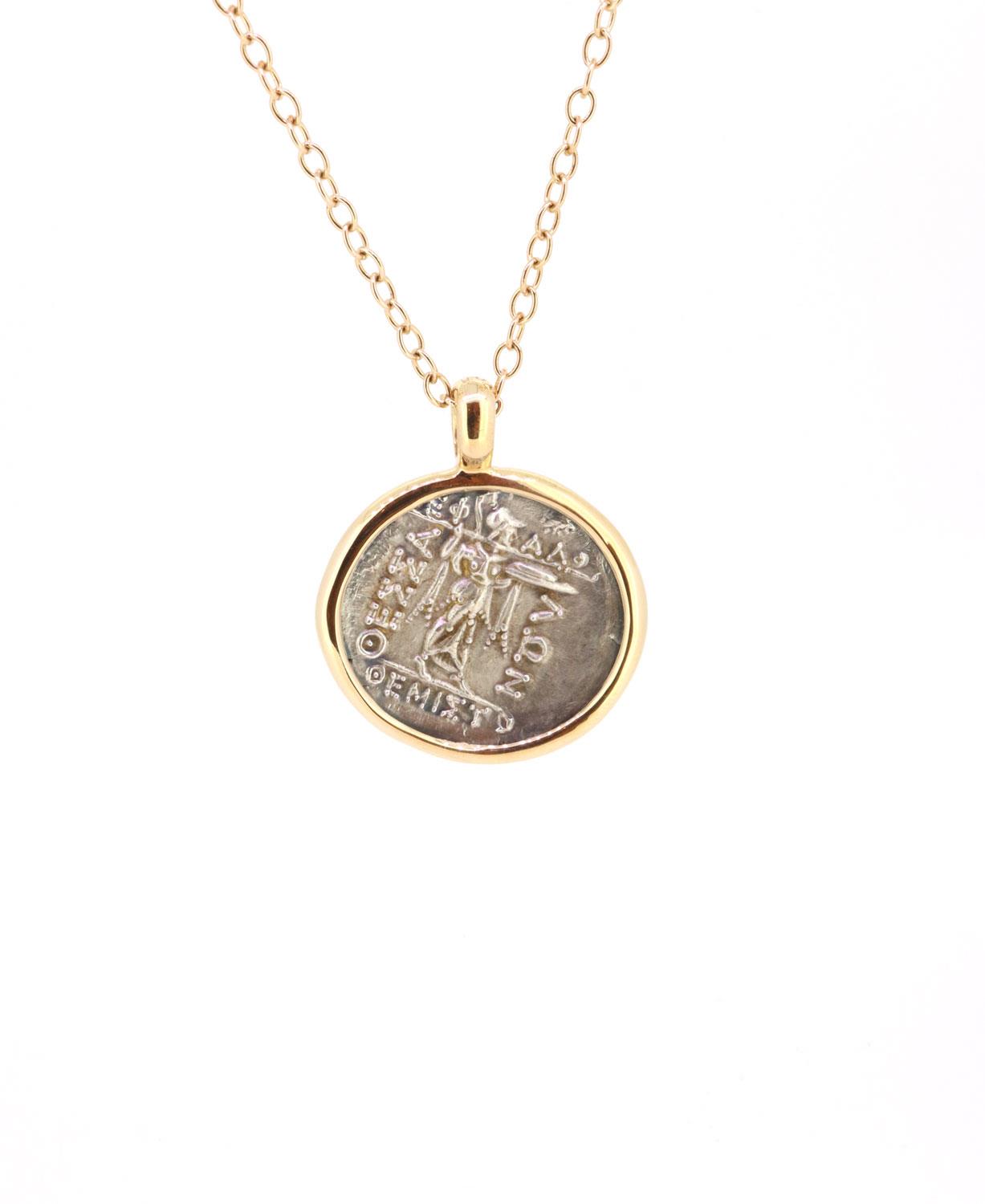 Collier Münze Zeus Athena Rosegold - TwentyTen - 11889