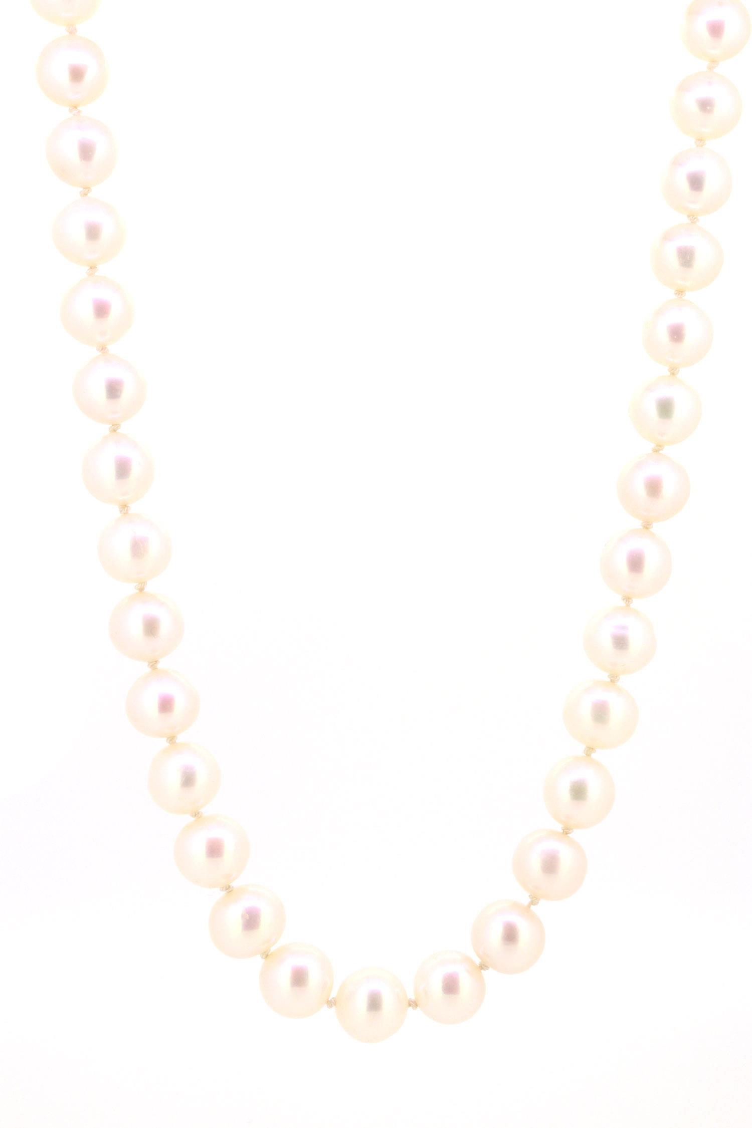 Perlenkette Süsswasserperlen Länge 46cm - Schoeffel/Perle - 199SHÖF01-3