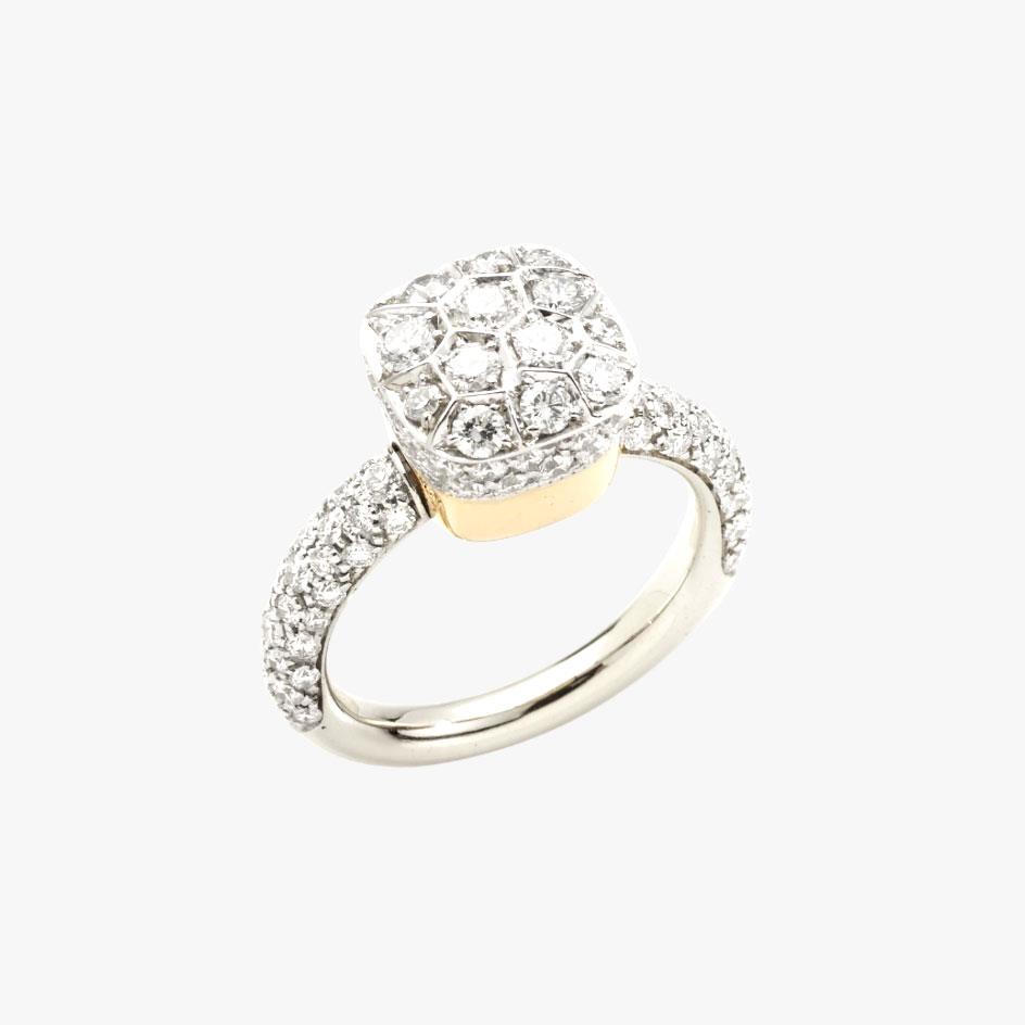 Ring Nudo Classic Solitaire Diamanten - Pomellato - PAC2028O6WHRDB