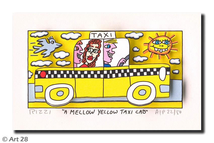 a mellow yellow taxi cab - Rizzi, James - k-2210RIZ6