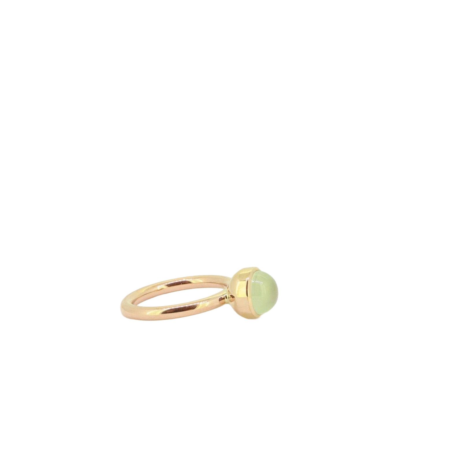 Ring Twiggy 8mm Prehnit Rotgold - Georg Spreng - 421spre09-5A