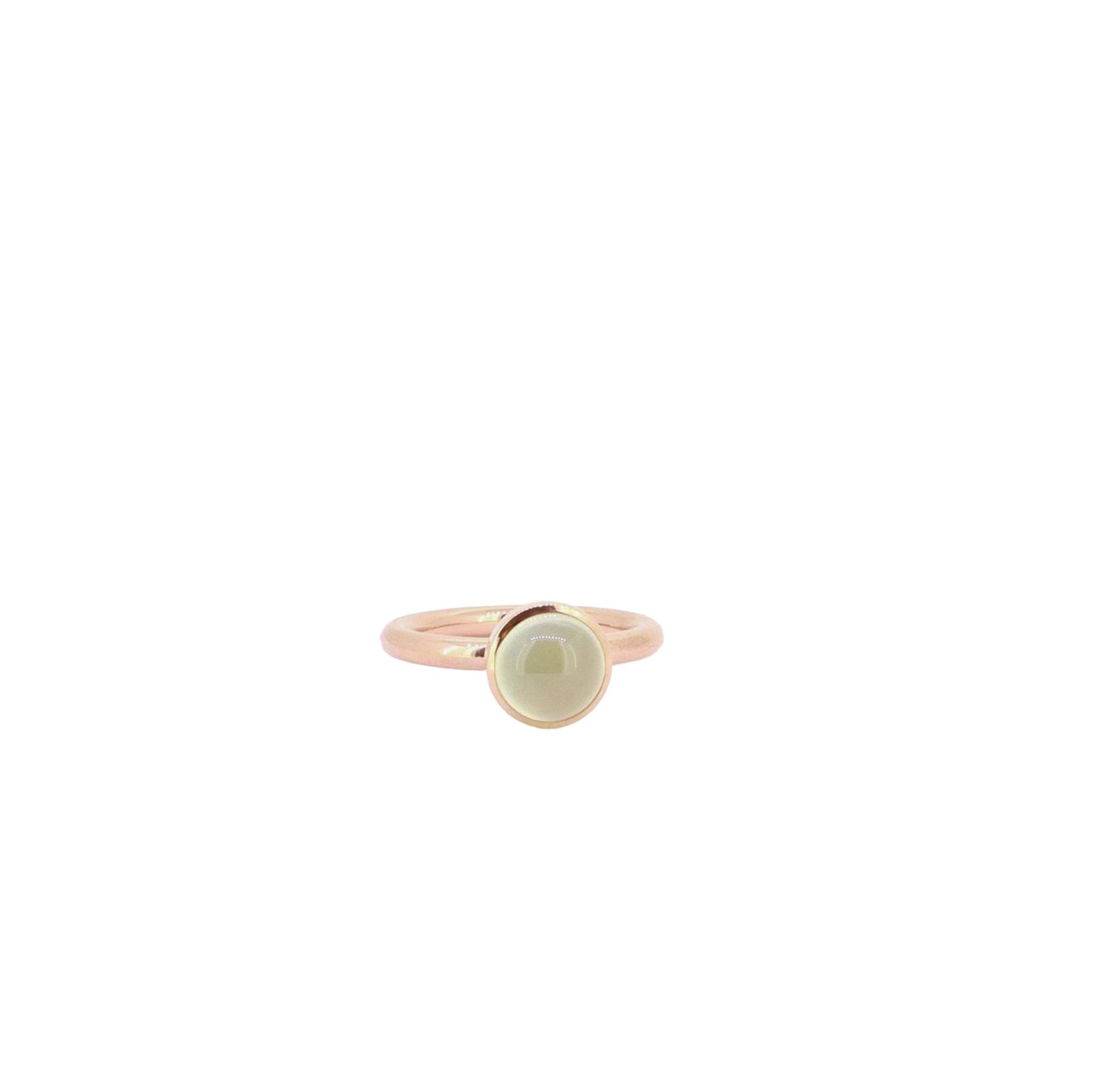 Ring Twiggy 8mm Prehnit Rotgold - Georg Spreng - 421spre09-5A