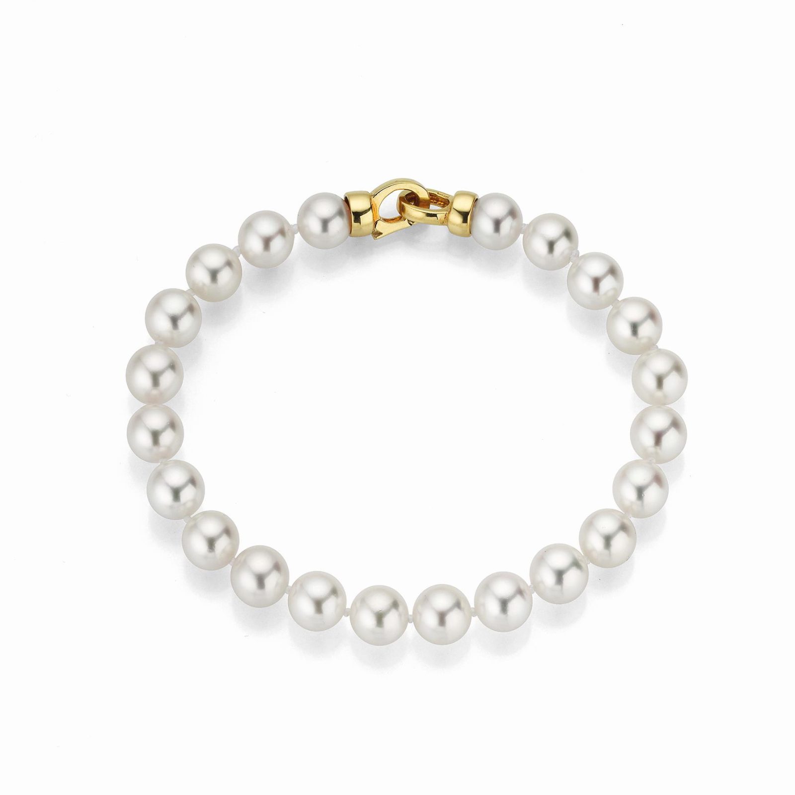 Kette für Hals oder Arm Perlen 18kt Gelbgold - Yana Nesper - AP155-7
