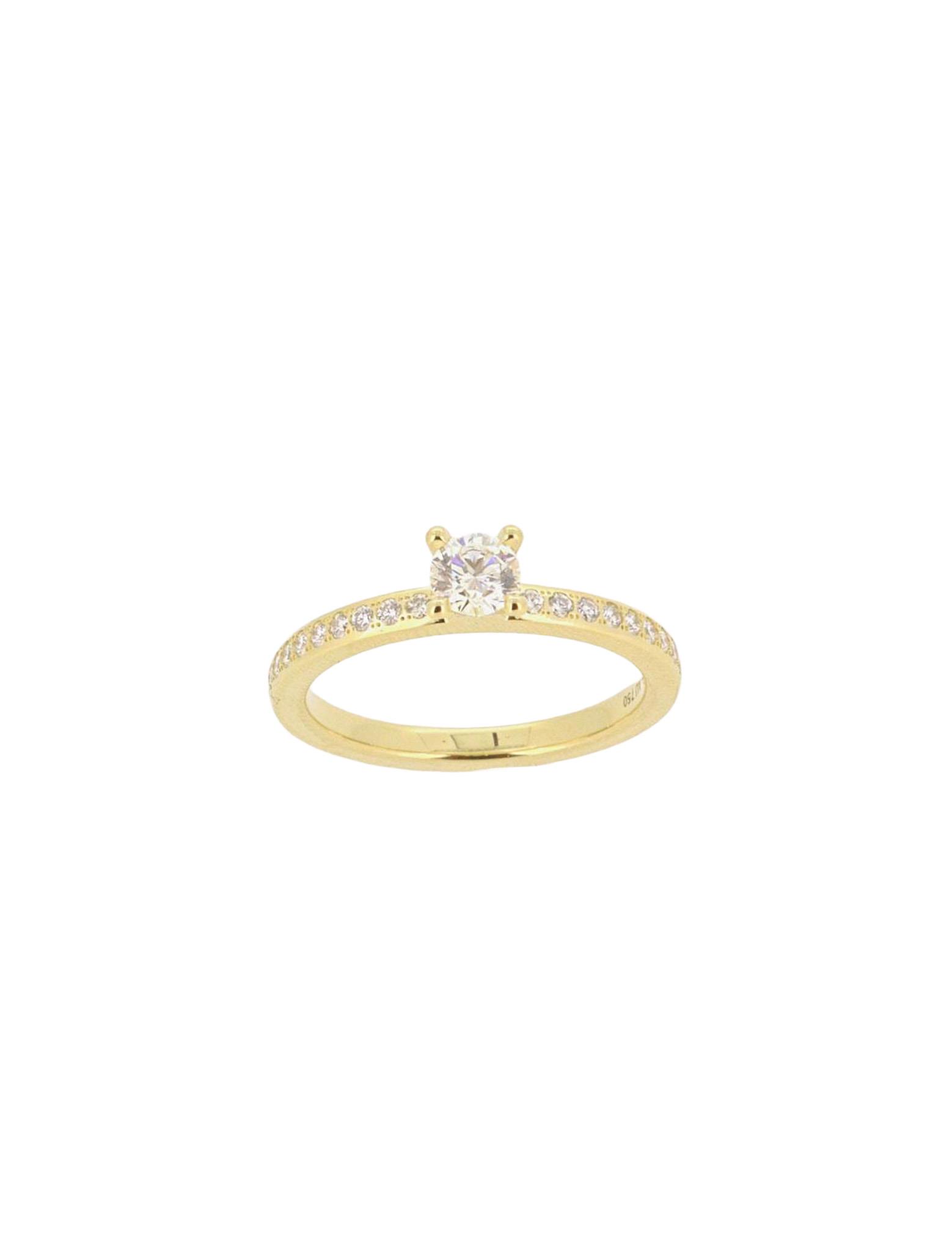 Ring Amatis Brillant 0,30ct Gelbgold - Niessing - N331961gg030
