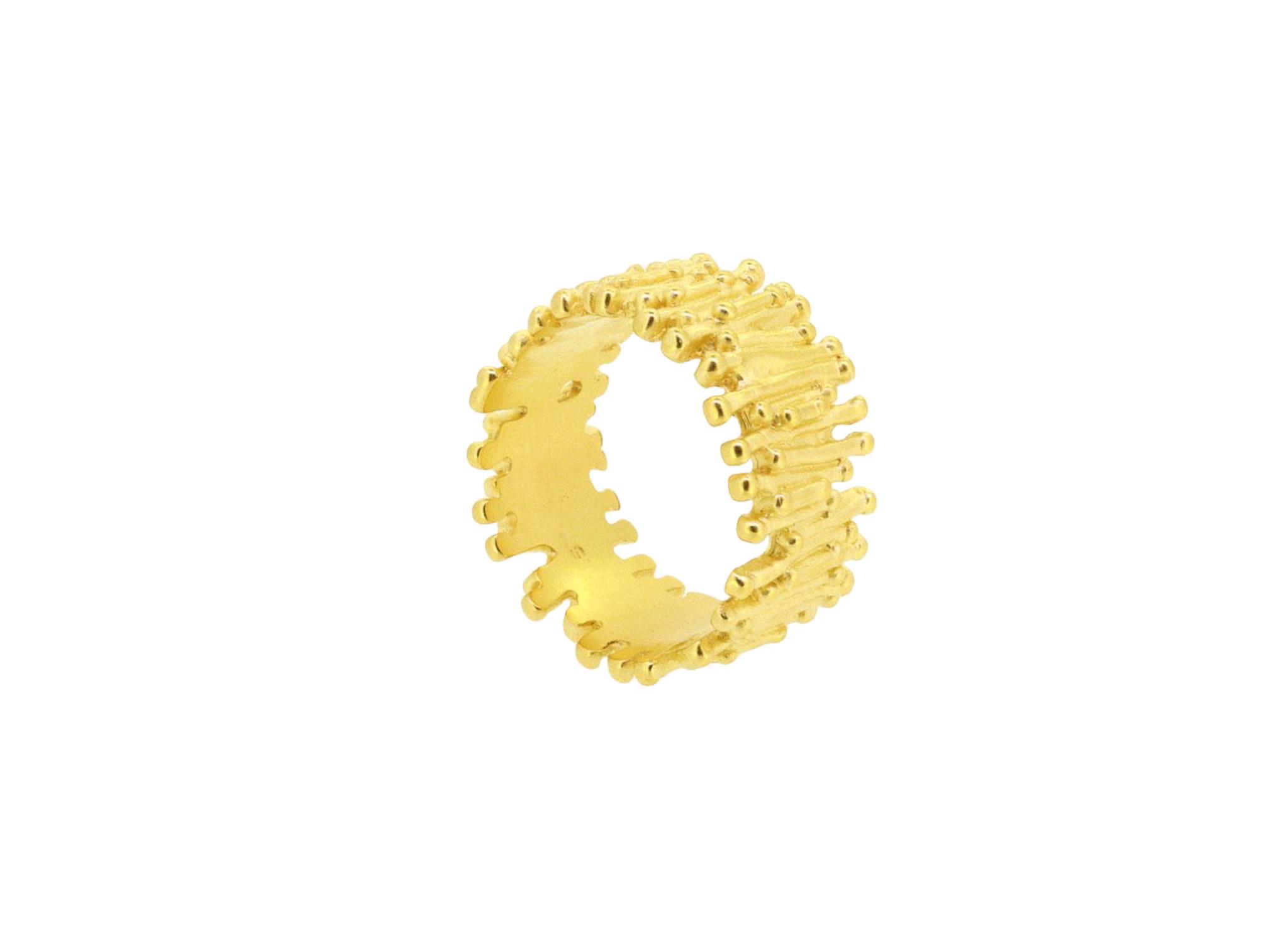 Ring Stipse 925 Silber vergoldet - Diagon - 359Stipsep