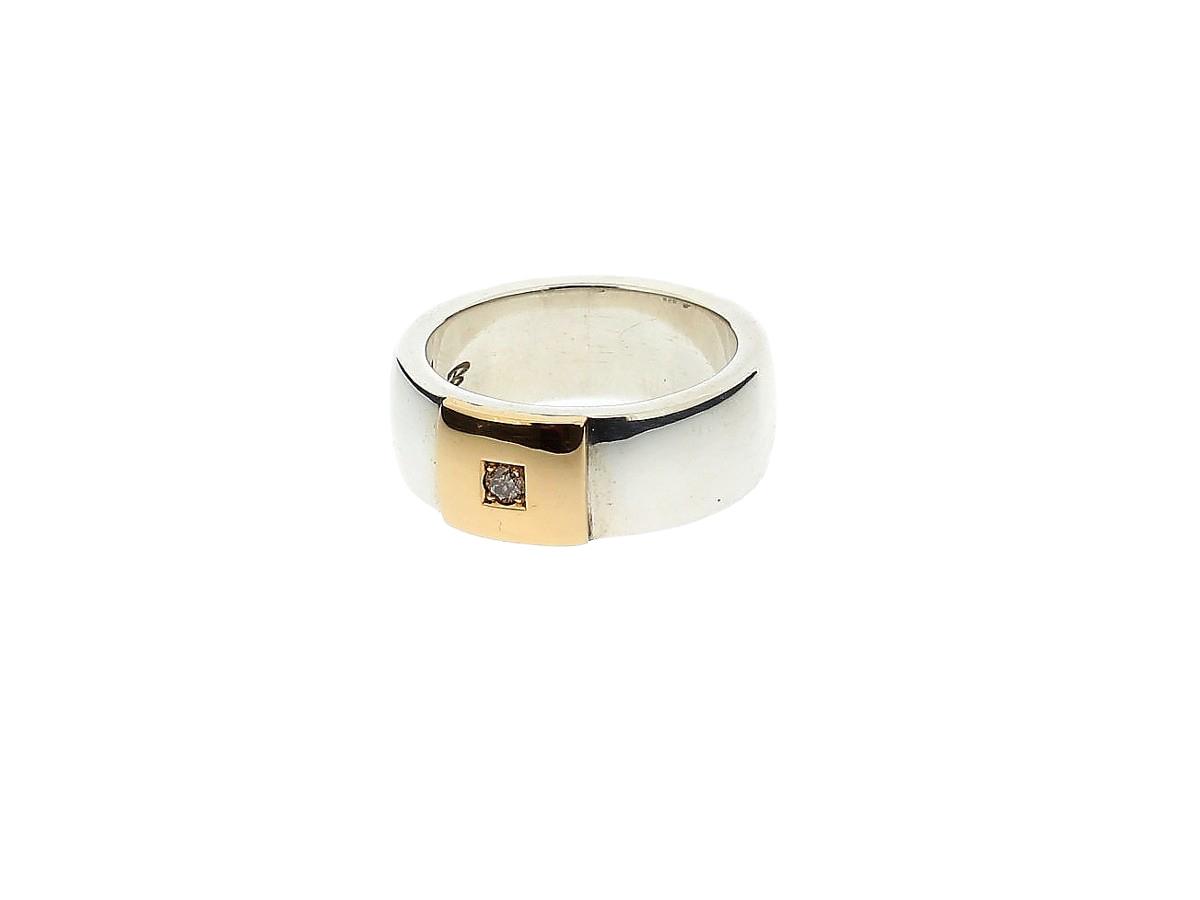 Ring Brillant 925 Silber - Individuelle Marken - 415brun11-5