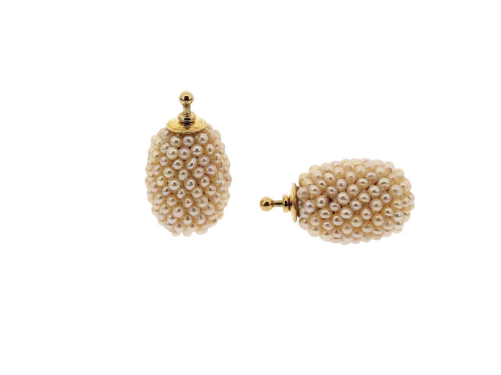Einhänger Perlen-Kaviar Gold - Christine Köppel - 417koep09-2