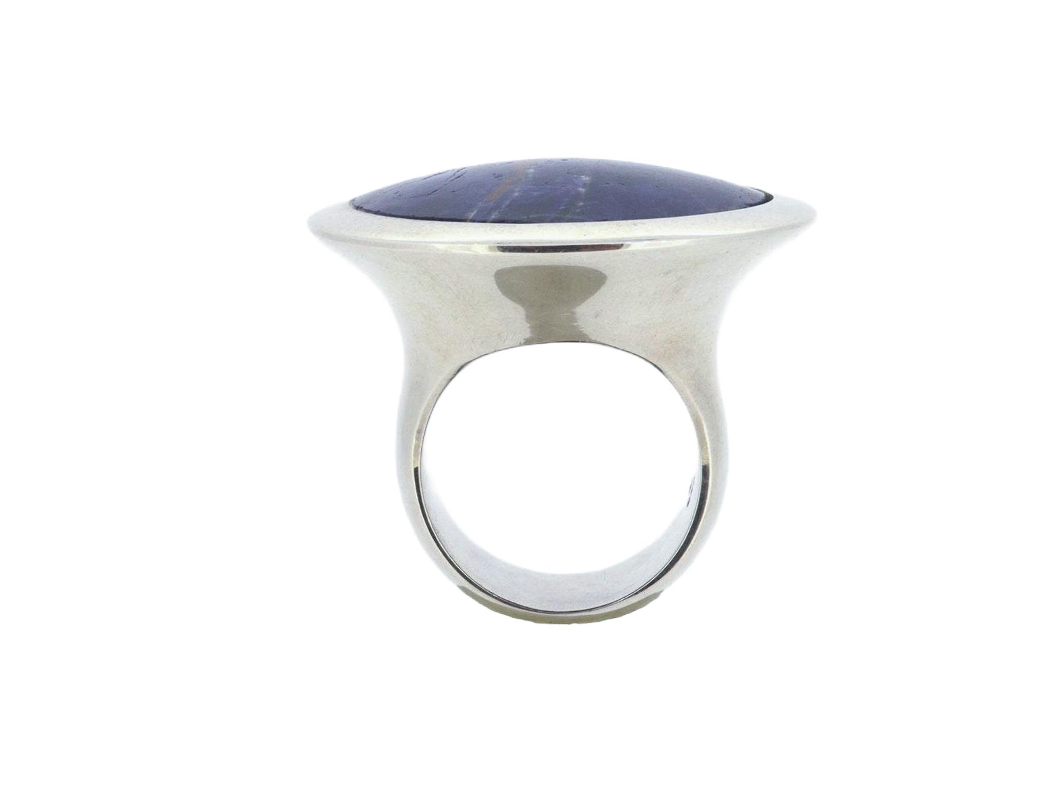 Ring Sodalith 925 Silber - Individuelle Marken - R-4432Lsoda