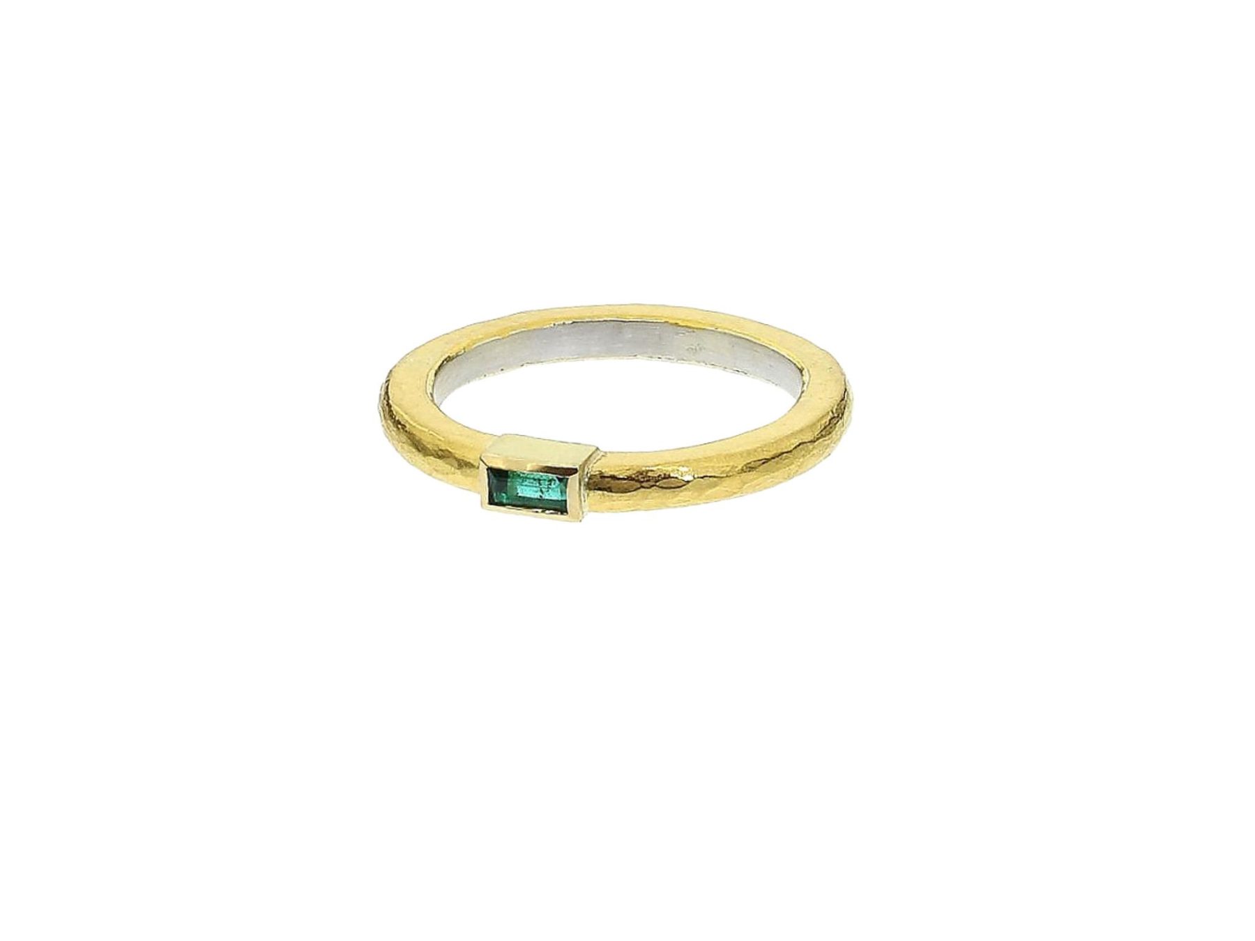 Ring Smaragd 925 Silber Feingold - Monika Killinger - R275