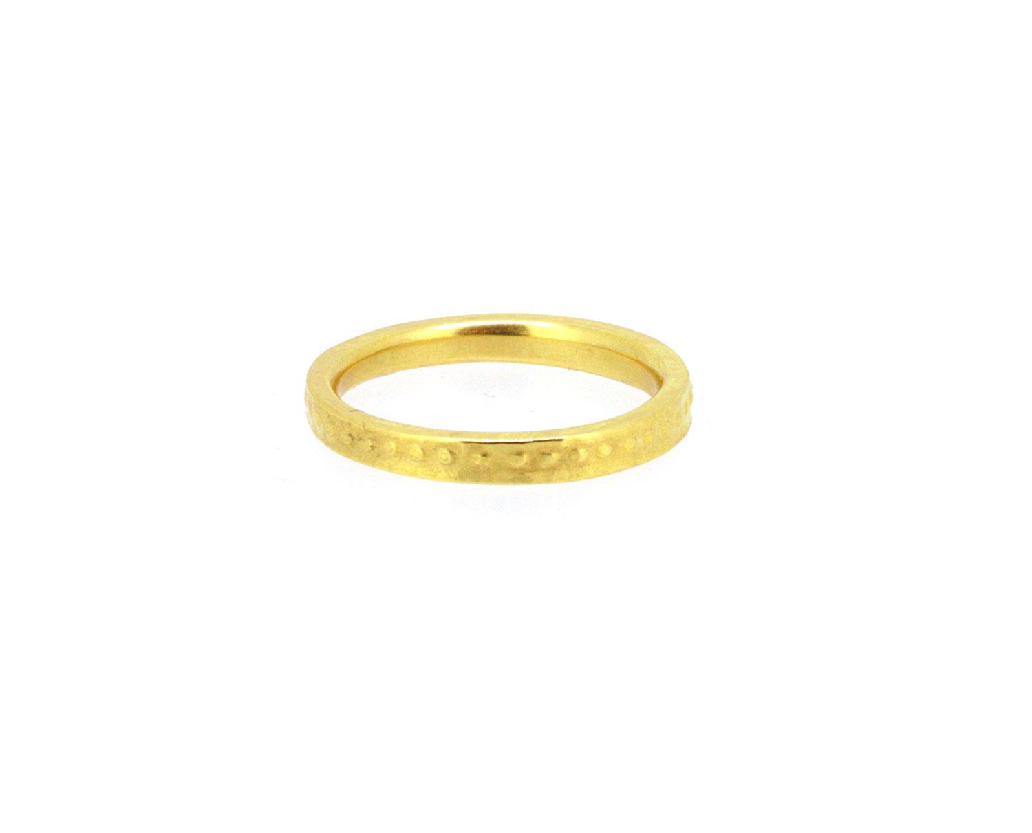Ring Punkt Linie Silber vergoldet - Diagon - 071PuLip