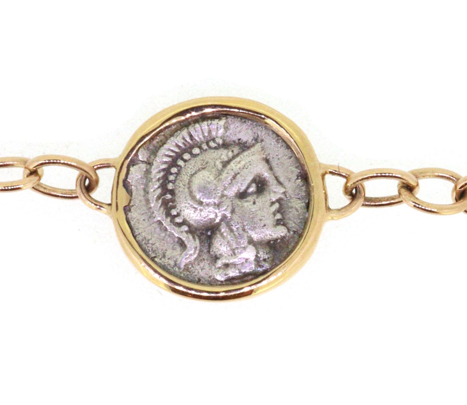 Armband Münze Gorgoneion 18kt Roségold - TwentyTen - 12210