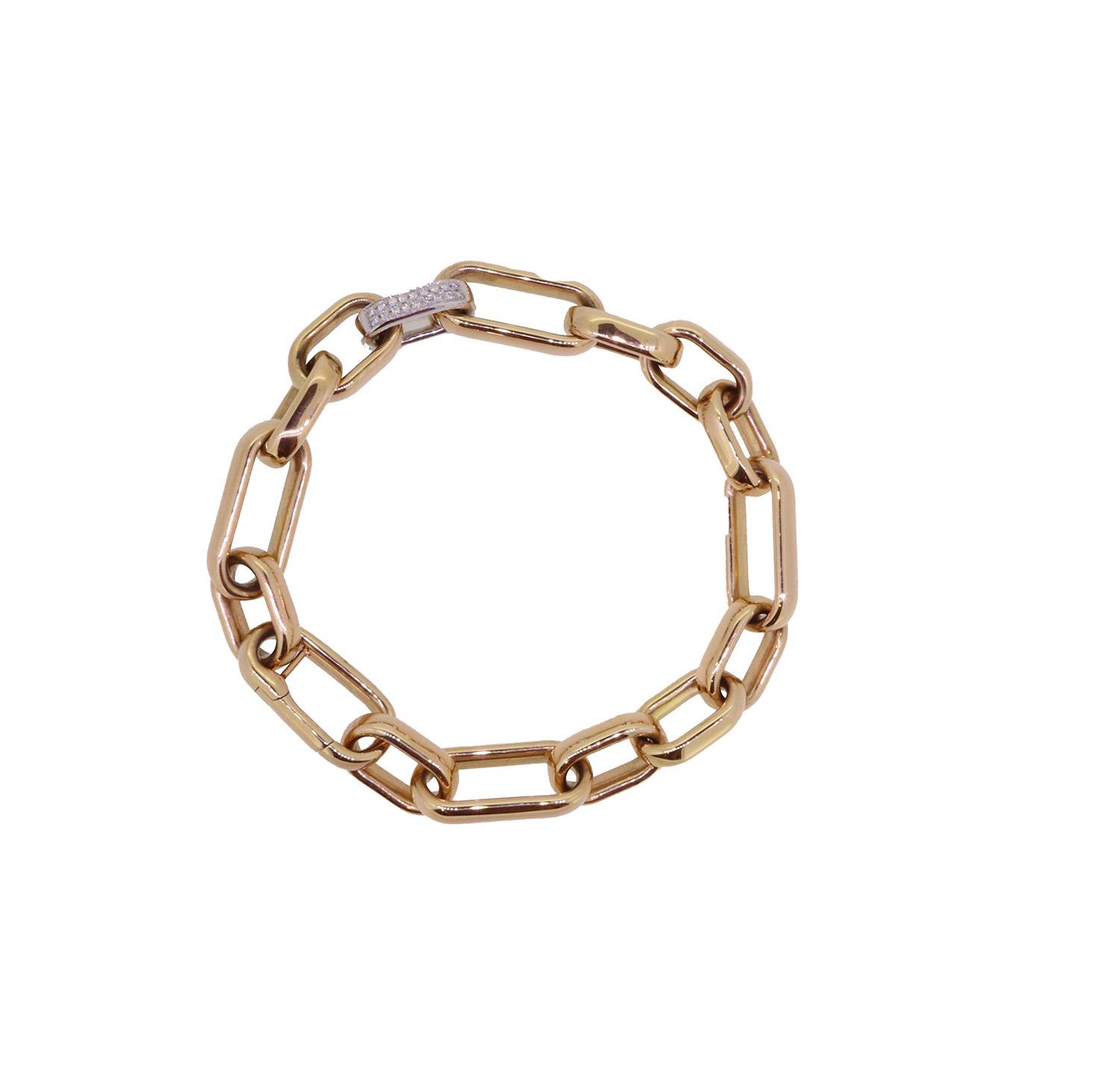 Armband Brillanten Pavé 18kt Rosé und Weißgold - Individuelle Marken - 835BX0538