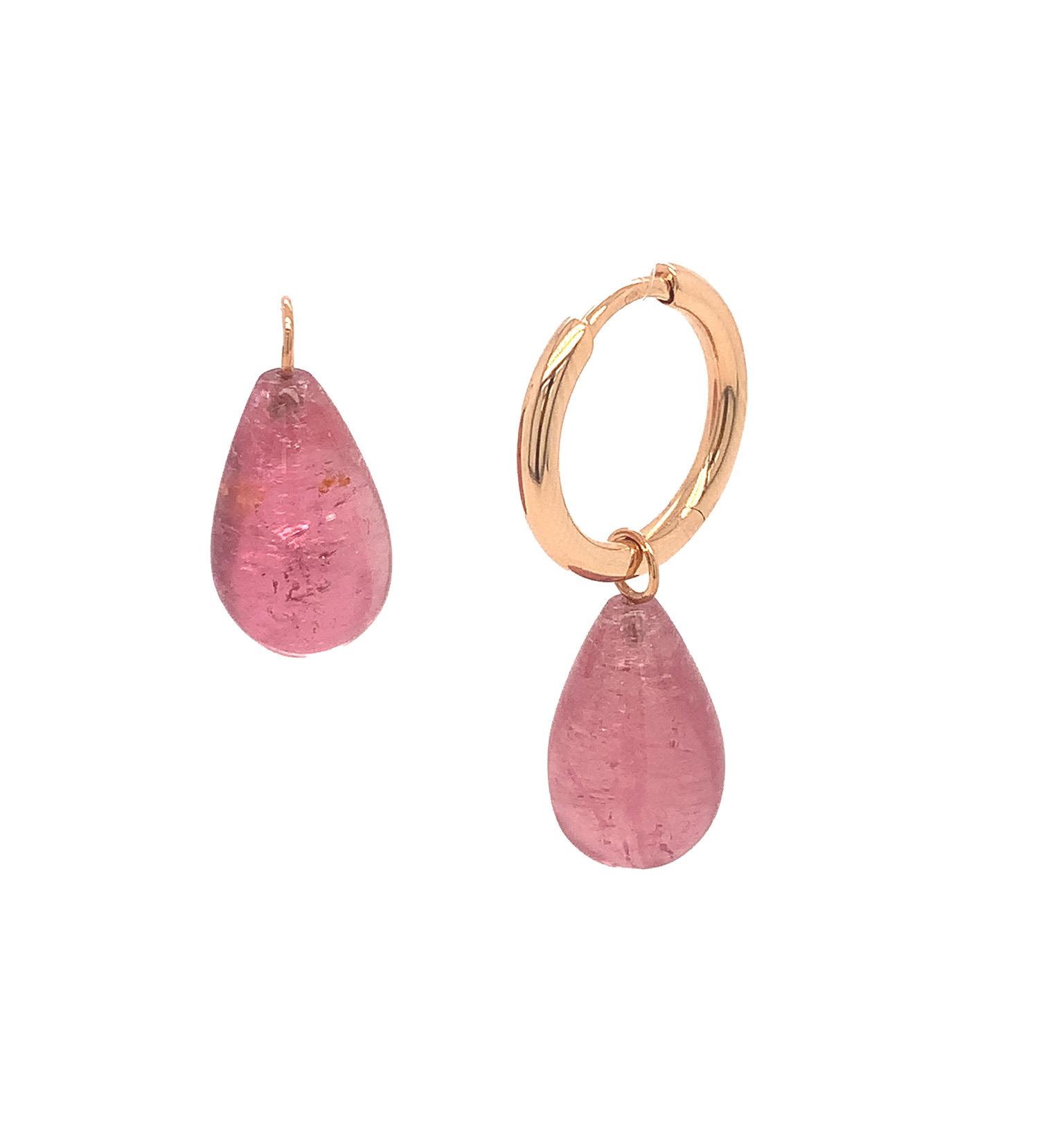 Einhänger Turmalin pink Rosegold - GalerieVoigt - 323stei06-3